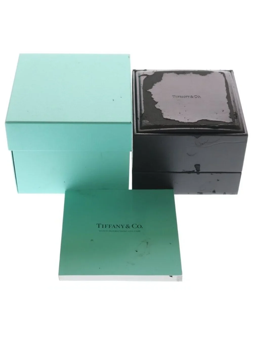 Tiffany & Co Atlas Dome Date Black Dial SS Stainless Automa Automatic